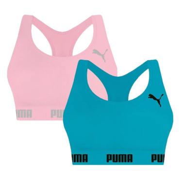 Imagem de Kit 2 Tops Puma Nadador Sem Costura Feminino