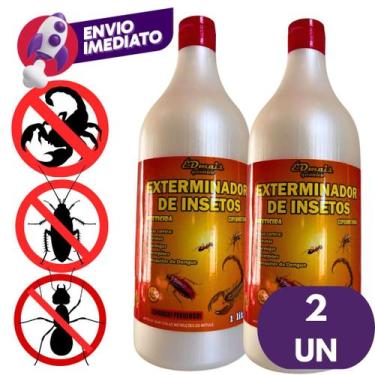 Imagem de Multi Inseticida Dedetizador Liquido Barata Escorpião Pernilongo Inset