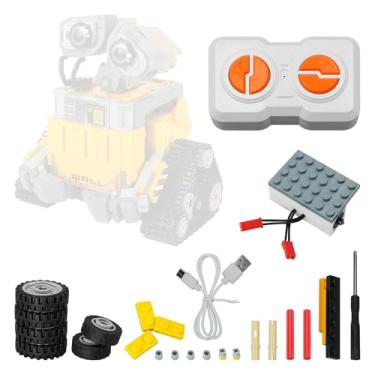 Imagem de Remote Control Motor Power Pack Compatible with Lego 43279 Wall-E Model – Motor with Rechargeable Battery Box & Remote Controller (Batteries Not Included) – Upgrade Kit Only, Model Not Included