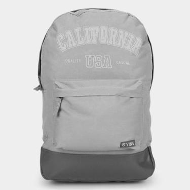 Imagem de Mochila Infantil Yins Brasil, Cinza, Único