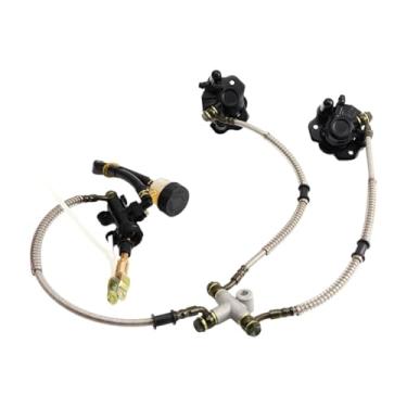 Imagem de Dynwave Kit de freio hidráulico para kart, cilindro mestre do freio traseiro, bomba hidráulica, peças e acessórios para motocicletas de 150 cc e 250 cc, Sem Disco de Freio
