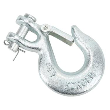 Imagem de Zhjvihx Gancho Deslizante Manilha, Gancho de Reboque Resistente à Ferrugem para Serviço Pesado de 5/16 pol. para Guincho