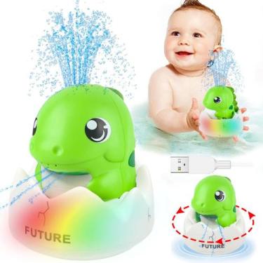 Imagem de Brinquedo de banho para bebês ZHENDUO Whale Spray Water Recarregável V