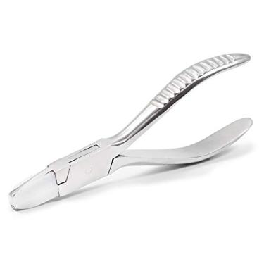 Imagem de Alicate de armação de braço de óculos de ajuste de 15 cm alicate de reparo de nariz plano de nylon ferramenta de mão ótica de aço inoxidável braçadeira de reparo de óculos de olho