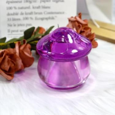 Imagem de 1 pote de cogumelo, moldes de silicone, lindos desenhos animados, frascos de resina, moldes de silicone, moldes criativos de garrafa com tampa para recipientes de doces faça-você-mesmo, caixa de joias