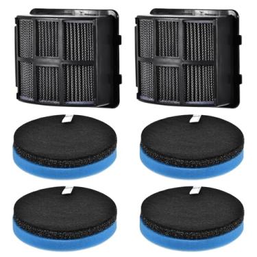 Imagem de KingBra 2 pinos + 4 filtros de substituição de filtro de espuma e feltro compatíveis com aspirador de pó Bissell MultiClean Lift-Off 2998 31259 31269 2999 2849 3000 3057 28492 3399 2852 3125W 28524