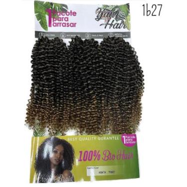 Imagem de Cabelo Para Crochet Braids Agata Cacheado Fibra Orgânica - bbless, 1b2