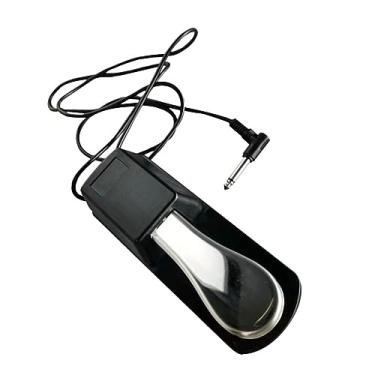 Imagem de RiToEasysports Pedal de Sustentação de Prata de Plástico Resistente Com Interruptor Bipolar, pé Estável para Organistas Eletrônicos, Pedal de Teclado Universal