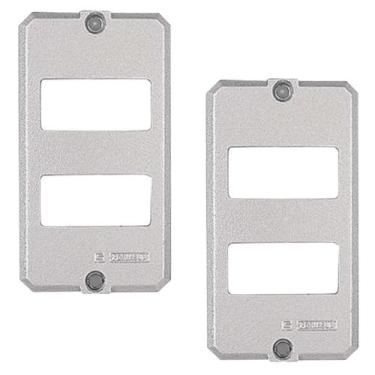 Imagem de 2 Placas De Alumínio Polido Para Condulete 3/4 Tramontina