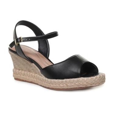 Imagem de Sandália Feminina Anabela Beira Rio Aberta Atrás 8486.118