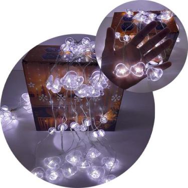 Imagem de Pisca Cortina Toucas De Natal 80 Lâmpadas LEDs 3x1M 110-220v - Genéric