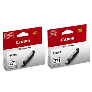 Imagem de Tanque de tinta Canon CLI-271 cinza 6,5 mL para PIXMA MG7720, TS8020, 