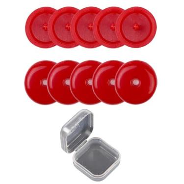 Imagem de QIRUIRED 5 pares de rolha de cinto de segurança, clipe de trava de fivela antiderrapante para evitar deslizamento, suporte de cinto de segurança de carro de ajuste universal, sem necessidade de