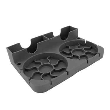 Imagem de ZJchao Garrafinha de água Secagem Rack Silicone Titular Stand Secation of Office Home Office Cozinha (Cinza)