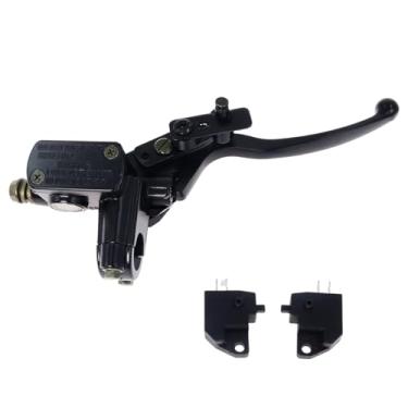 Imagem de Poweka Mestre de freio hidráulico direito universal de 7/20.3 cm para motocicleta infantil 50cc 70cc 90cc 110cc 125cc 150cc 200cc 250cc scooter infantil quadriciclo quadriciclo chinês ATV GY6 motor