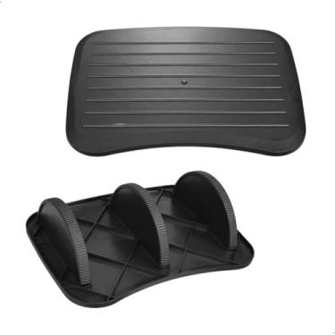 Imagem de Apoio Para Pés Ergônomico AP25 - Superfície Antiderrapante, Base em PVC, Poliestireno Resistente, Conforto e Saúde Escritex