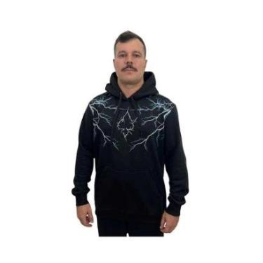 Imagem de Moletom MCD Canguru Fechado Obscuridade Preto G-Masculino