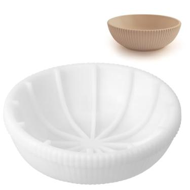 Imagem de SEWACC Molde de resina para tigela grande, recipiente redondo de silicone, molde epóxi, para artesanato DIY, suporte de vela de concreto de resina, vaso de plantas suculentas, caixa de armazenamento