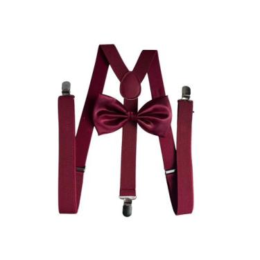 Imagem de 2 Kit Suspensório + Gravata Borboleta Adulto E Infantil Ref: 247/244 -