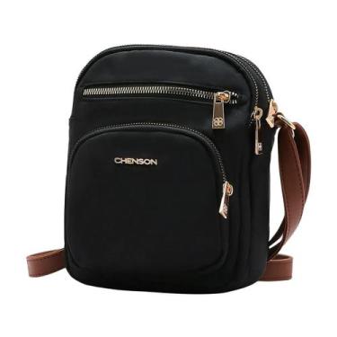 Imagem de Bolsa Feminina Transversal Moda Casual Dia a Dia Chenson, Preto, UN