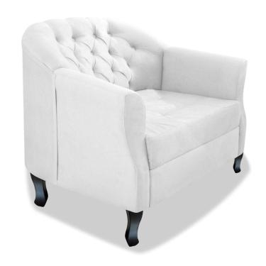 Imagem de Poltrona Julia A02 Corano - Adj Decor Cor Branco