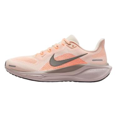 Imagem de Nike Tênis feminino Pegasus 41, Gelo de goiaba/pedra da caverna/pulso laranja/malte/vermelho silte, 34