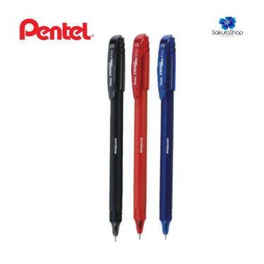 Imagem de Kit 3 Caneta Gel EnerGel Makkuro PENTEL 0.5 mm