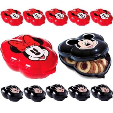 Imagem de 20 Pote Lembrança Mickey e Minnie Vermelha Festa Aniversário - Plasúti
