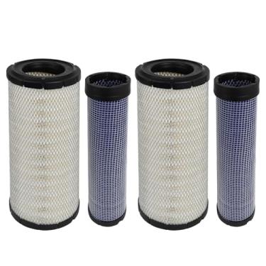 Imagem de Kit de filtro de ar P827653 P829332 compatível com Bob cat 6666375 6666376 para Ku bota 59800-26110 3A111-19130 Substitui para 863 863G 873 873G 883 S450 S510 Filtro de ar do motor S530 S550, EAF5225