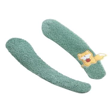 Imagem de Almofada de assento de toalete macio de pelúcia quente confortável lavável reutilizável grosso capa de assento de toalete almofada para o inverno