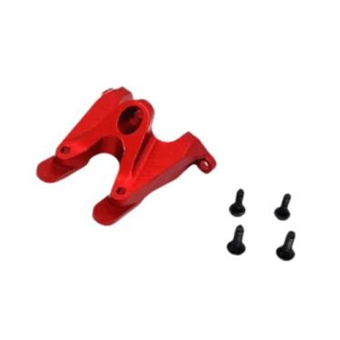 Imagem de YIJU Kit de fixação da asa traseira para carro RC, em metal, para upgrade de alto desempenho e fácil instalação. Substitui o código 244016 para carros RC, Vermelho