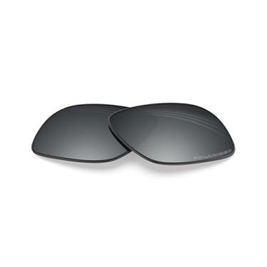 Imagem de BLAZERBUCK Lentes de reposição polarizadas anti-sal para óculos de sol Ray-Ban RB4165 51 mm, Cromado prateado - polarizado, 0