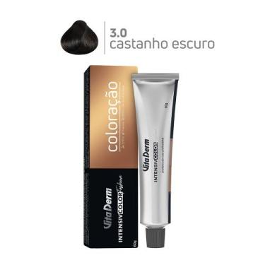 Imagem de Coloração Profissional 3.0 Castanho Escuro 60g - Vita Derm