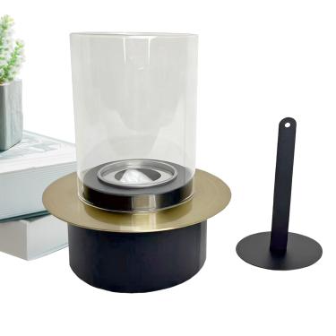 Imagem de Bohany Fogo De Mesa Para Ambientes Externos, Fogão Portátil Compacto Sem Chama, Fogão A Gás Para Mesa, Para Jardim Acampamento Espaços Externos