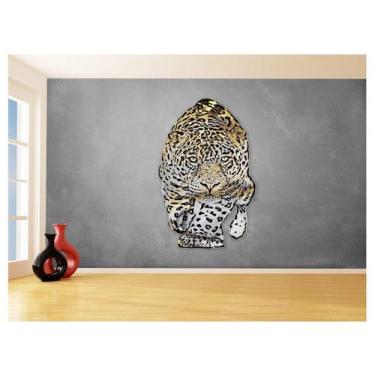 Imagem de Papel De Parede 3D Animais Pop Art Onça Pintada 3,5M Pxa94 - Você Deco