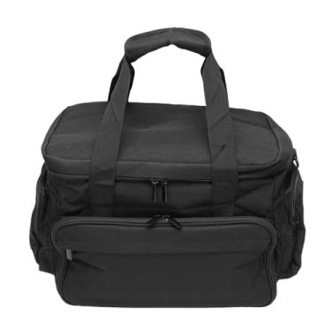 Imagem de Generic Bolsa de Maquiagem Grande, Organizador Leve de Produtos de Higiene Pessoal para Viagem Com Alça de Ombro Ajustável e Divisórias Acolchoadas, para Pincéis de Cosméticos,