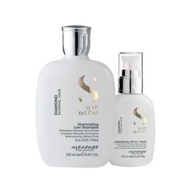 Imagem de Kit Alfaparf Milano Professional Semi Di Lino Diamond - SShampoo e Finalizador-Unissex