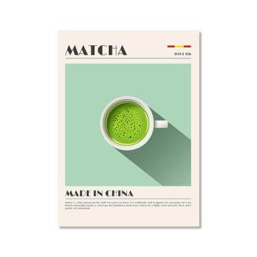 Imagem de Coffee Prints Cafe Latte Espresso Cappuccion Americano Cafe Poster Decoração de Cozinha Pintura em Tela Presente Decoração de Sala de Jantar (SKU10,50.8x71.1 cm =(50x70cm), Sem moldura)