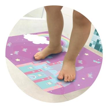 Imagem de Adesivo Antiderrapante Castelo Encantado Rosa Menina 50x45cm