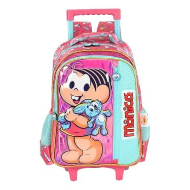 Imagem de Mochila Carrinho Luxcel Turma Da Monica Rosa IC42492MN