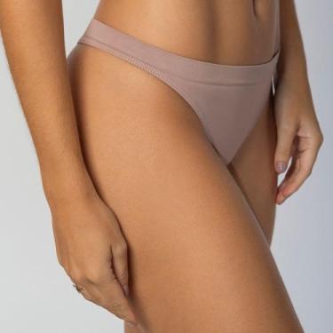 Imagem de Calcinha Loba Fio Dental Clássica Sem Costura 40600-001, Nude, P