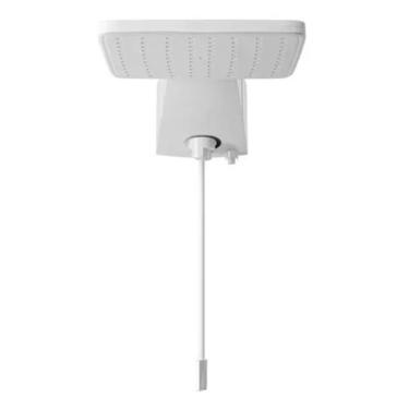 Imagem de Ducha Chuveiro Quadratta Eletrônica Branco - Zagonel Voltagem:220V