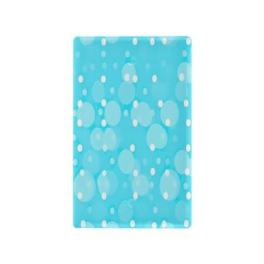 Imagem de Wassud Placa de cobertura para interruptor de luz, 1 capa de tomada em branco, placa de parede, ponto azul e branco, decoração de casa, sala de estar, quarto, decoração