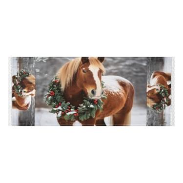 Imagem de Wassud Cavalo com capas de lavadora e secadora de guirlandas, protetor de lavadora com sacos de armazenamento, capa de geladeira à prova de poeira com bolsos para lavanderia doméstica, cozinha, 120 x