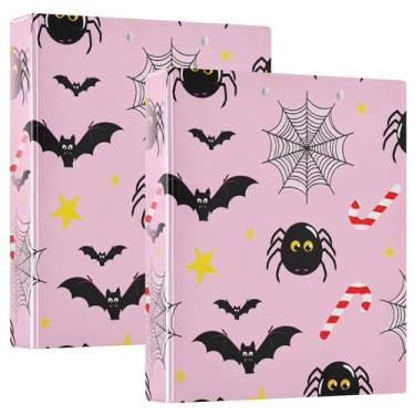 Imagem de Burbuja Fichário de 3 anéis de 3 argolas para trabalho de escritório, fichário aberto D serve para papel tamanho carta com visão clara, 2 bolsos, pacote com 2