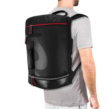 Imagem de Mochila Prokennex Black ACE Preta e Vermelha-Unissex