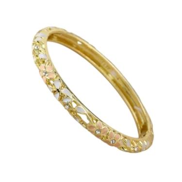 Imagem de Pulseira de mão feminina clássica na mão étnica vazada flor pulseira artesanal vintage chinês (estilo 3)