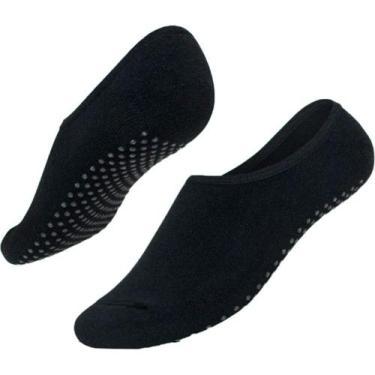 Imagem de Meia Selene Sapatilha Pilates Antiderrapante 4400.002, Preto, 513, 39-