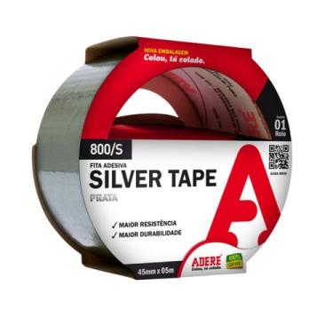 Imagem de FITA SILVER TAPE PRATA 800S 45mmX5m - ADERE