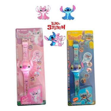Imagem de Relogio Digital Stitch Projetor Pz0090 Item Sortido A Unidade - Dpl